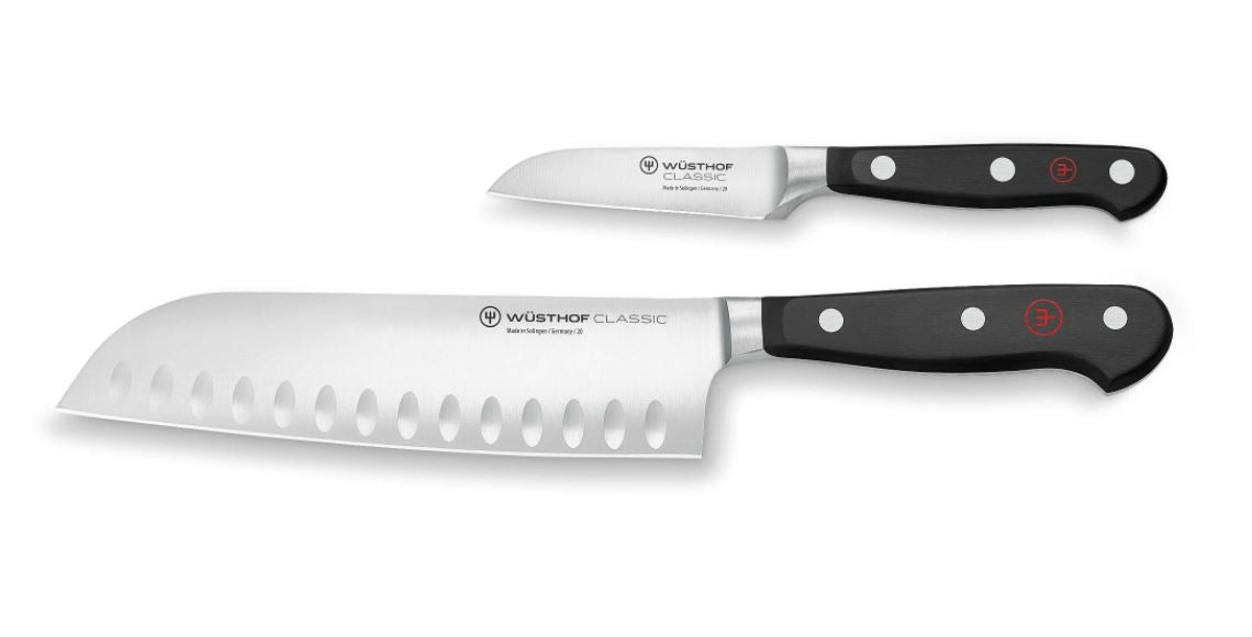Wusthof Classic 2 Piece Santoku Knife Set The Chopping Block Shop