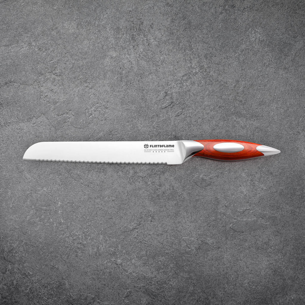 flint and flame bread knife
