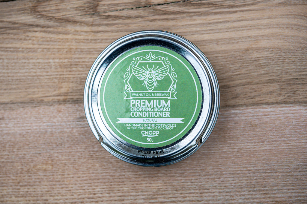 Premium cutting board wax natural scent