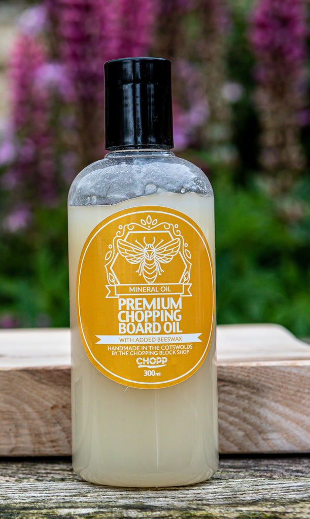 premium cutting board oil with beeswax