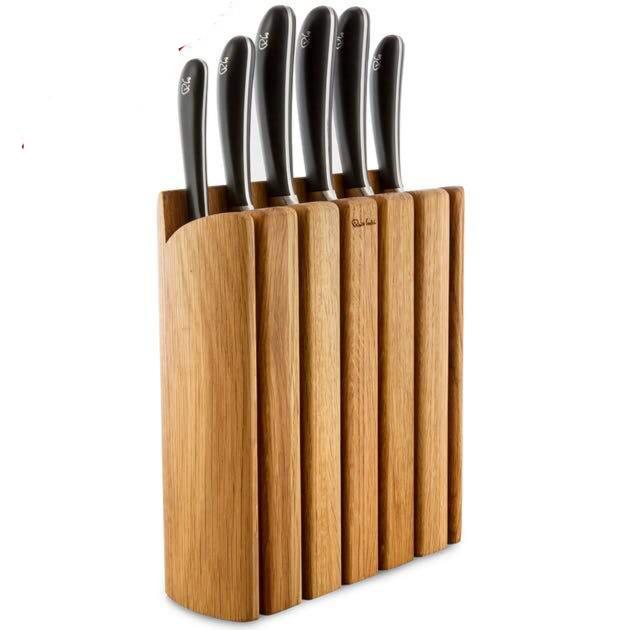 Robert Welch Book Oak Block Set 8 piece - The Chopping Block Shop