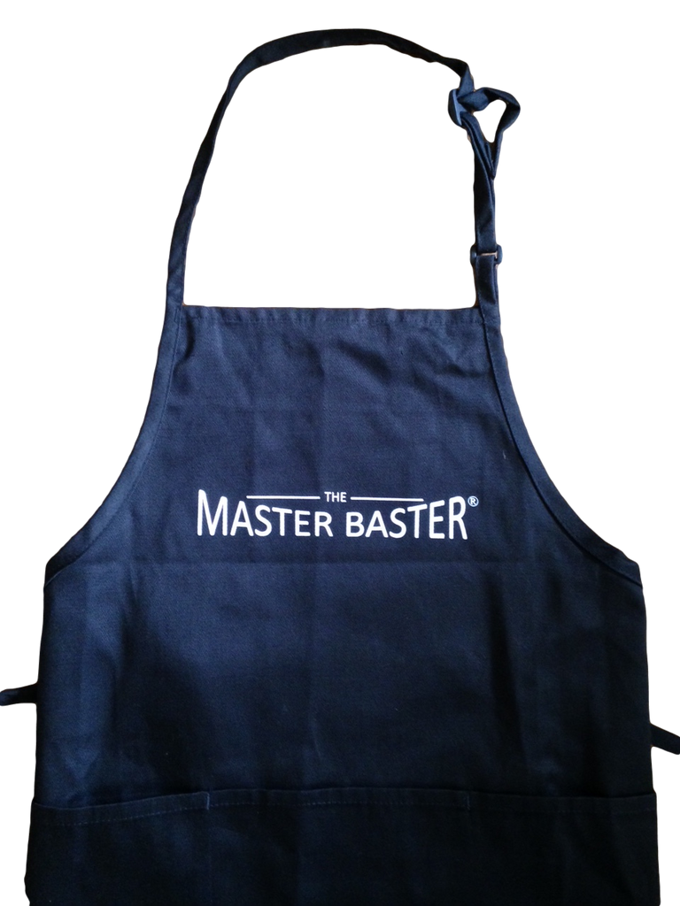 master baster, master baster apron, bbq apron
